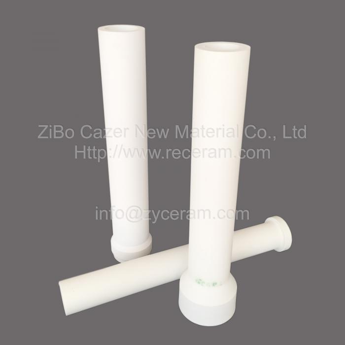Non-wetting By Aluminum Alloys Aluminum Titanate Ceramic Casting Tube