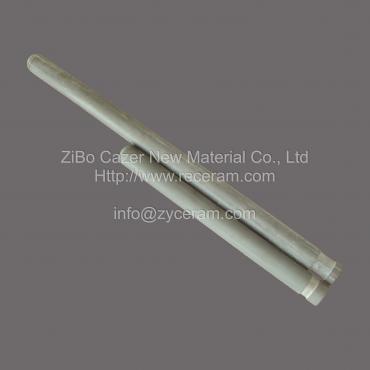 High performance ceramic heating sleeves for non ferrous metal foundries
